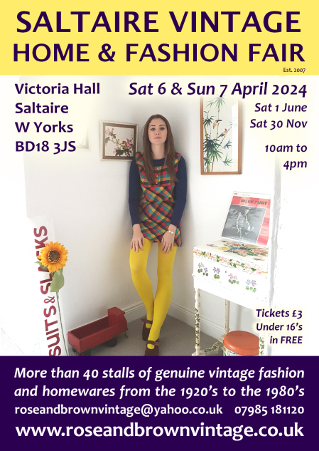 click here to view our Advance tickets for Saltaire Vintage Fair  section